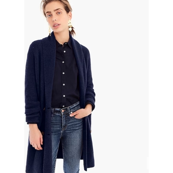 J.Crew Double-breasted cardigan coat in Supersoft yarn - Picture 7 of 10